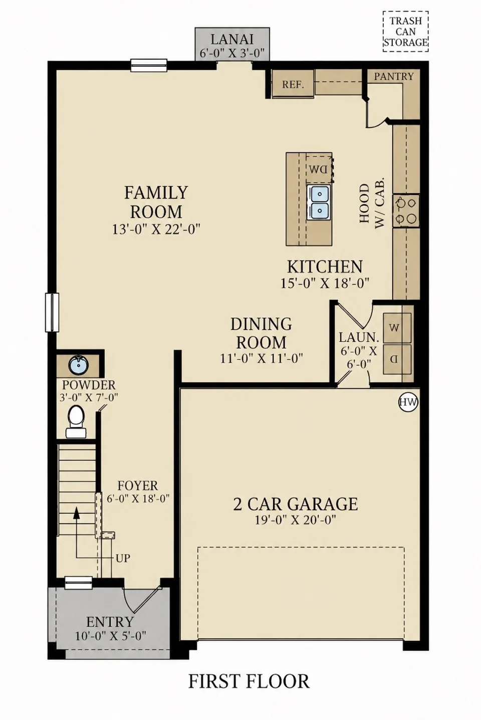 Downstairs