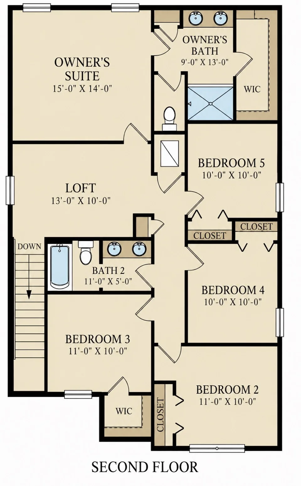 Upstairs