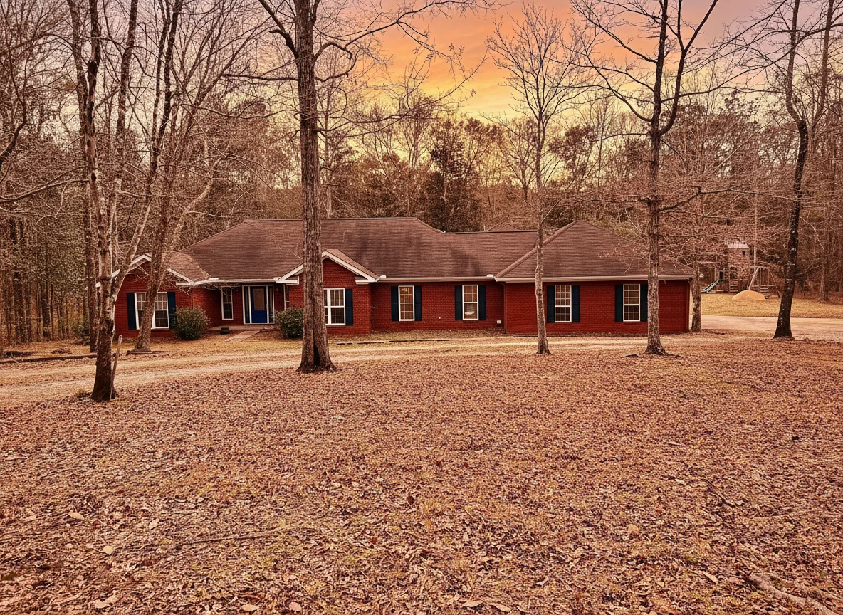 Private acreage living with guest house and river access